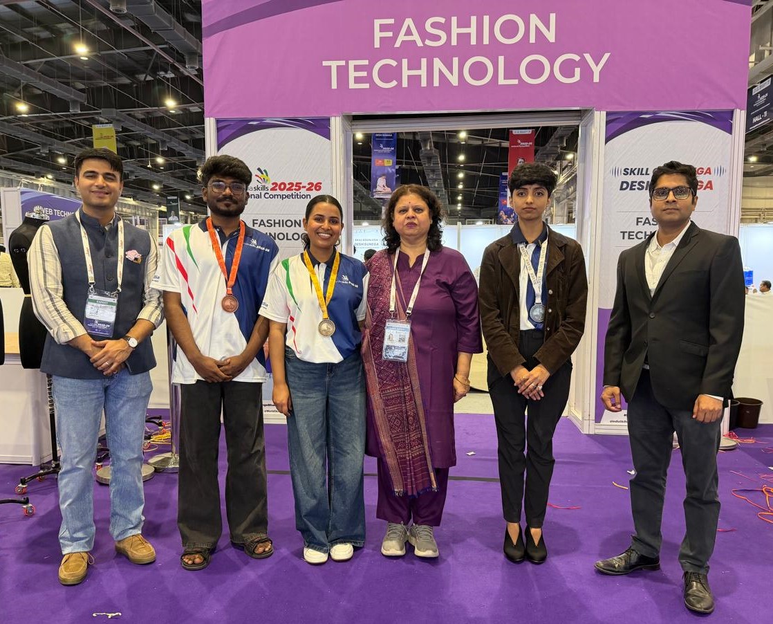 Young Designers Shine at IndiaSkills 2025–26: AMHSSC Celebrates Excellence in Fashion Technology Skill